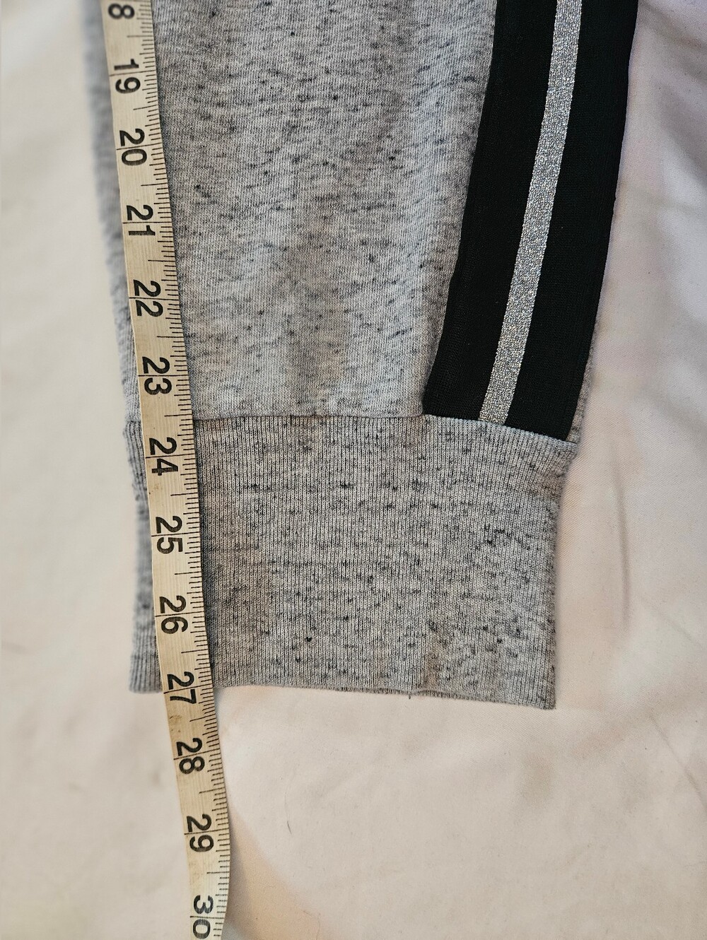 Victorias Secret Pink Womens Gray And Black Pull On Jogger Sweatpants Size Large - Picture 9 of 15